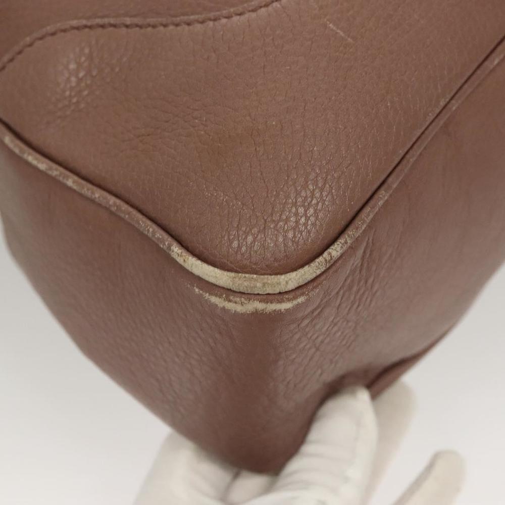 GUCCI Bamboo Hand Bag Leather 2way Pink Gold 282345 Auth ep9020 - Picture 12 of 16